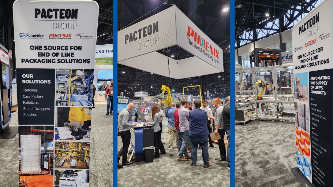 B2BInd's tweet photo. We are pleased to partner with a strong lineup of #stretchwrap and automation equipment providers such as #PacteonGroup. Contact us to see how palletizers and stretch wrap automation can streamline your operations! 877-222-5747 https://t.co/IXizUs6Lmb