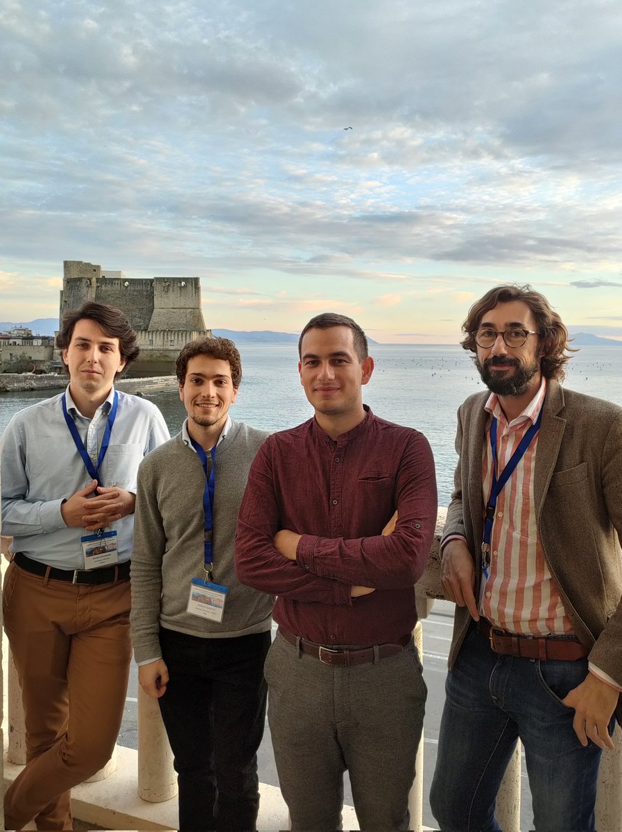 blesa_ux's tweet photo. Meeting with present and future #quantum collaborators of @ESA_EO #Philab at #QTML 2022 in Naples: @michaszkoo (@UniWarszawski), Andrea Ceschini (@unirome1), Artur Miroszewski (@JagiellonskiUni/ @labs_kp) & I (+ @GrosQmichi - @CERNquantum not on pic)!
https://t.co/gjrFE80rJh https://t.co/gdYqI9ixKy
