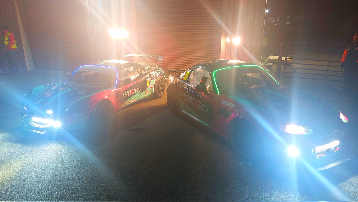 NIGHT RACING CAN BE PRETTY TOO...