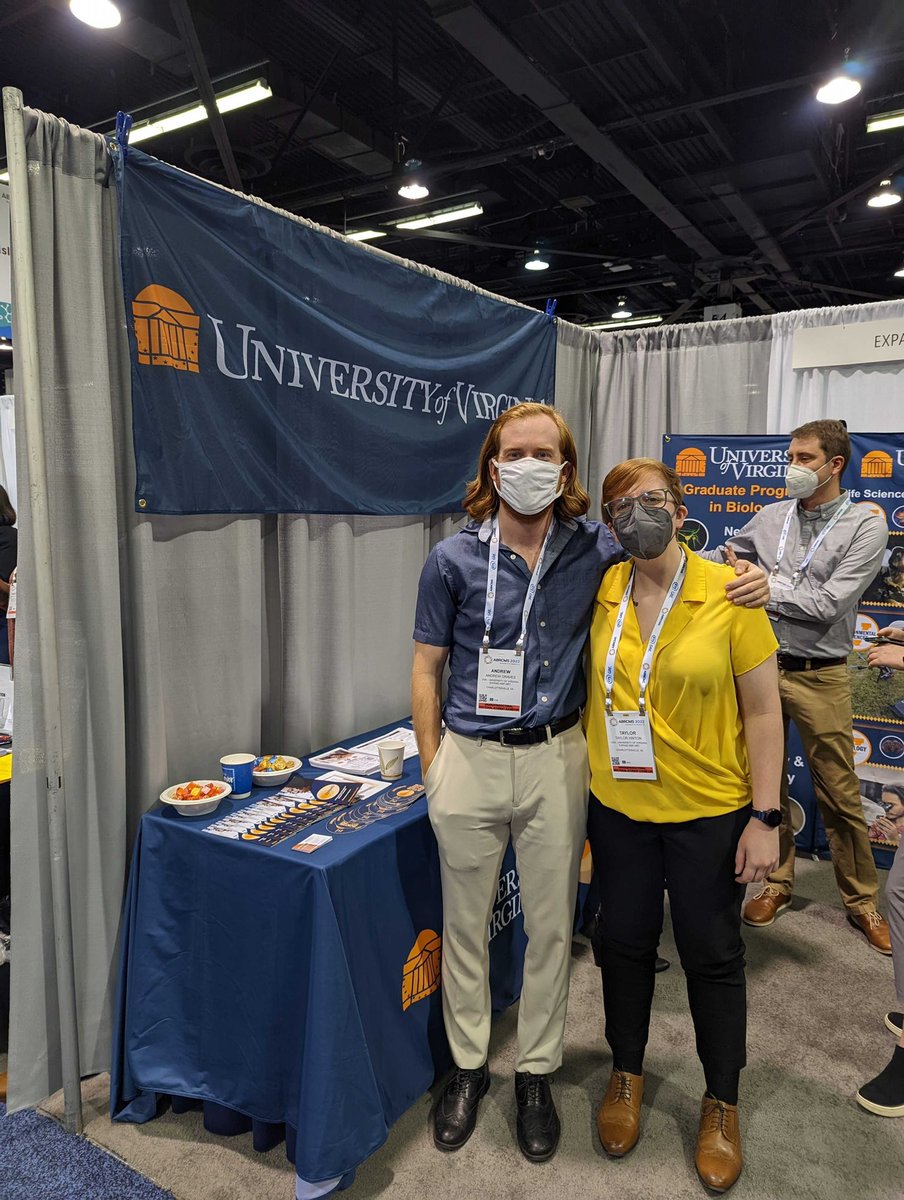 Connelly lab students are here at #ABRCMS2022! Stop by our booth and learn about life sciences programs across UVA. <a href="/UVAPsyc/">Department of Psychology at UVA</a> <a href="/ExpandUva/">EXPAND-NRT Program at UVA</a>
