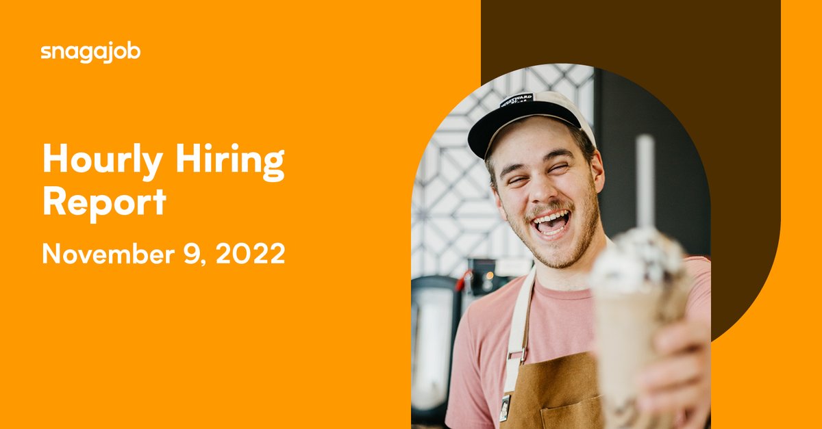 snagajob's tweet photo. With Thanksgiving dinner up 13.5% from last year, workers look to supplement their income. Learn what it takes to win over hourly workers eager for a second job during the holidays.

Find out more in the Hourly Hiring Report.
https://t.co/haI74hMpjk 

#hr #humanresources #hiring https://t.co/uK0j1TfU8U