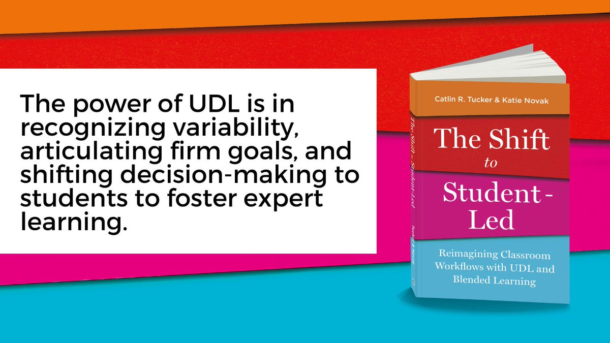 ✨The Shift to Student-led...Coming This Tuesday! ✨ 
Dr. Novak and I break down 10 time-consuming teacher-led workflows, highlight problems with each, and provide a collection of strategies grounded in #UDL and #blendedlearning to shift students to the center of learning.