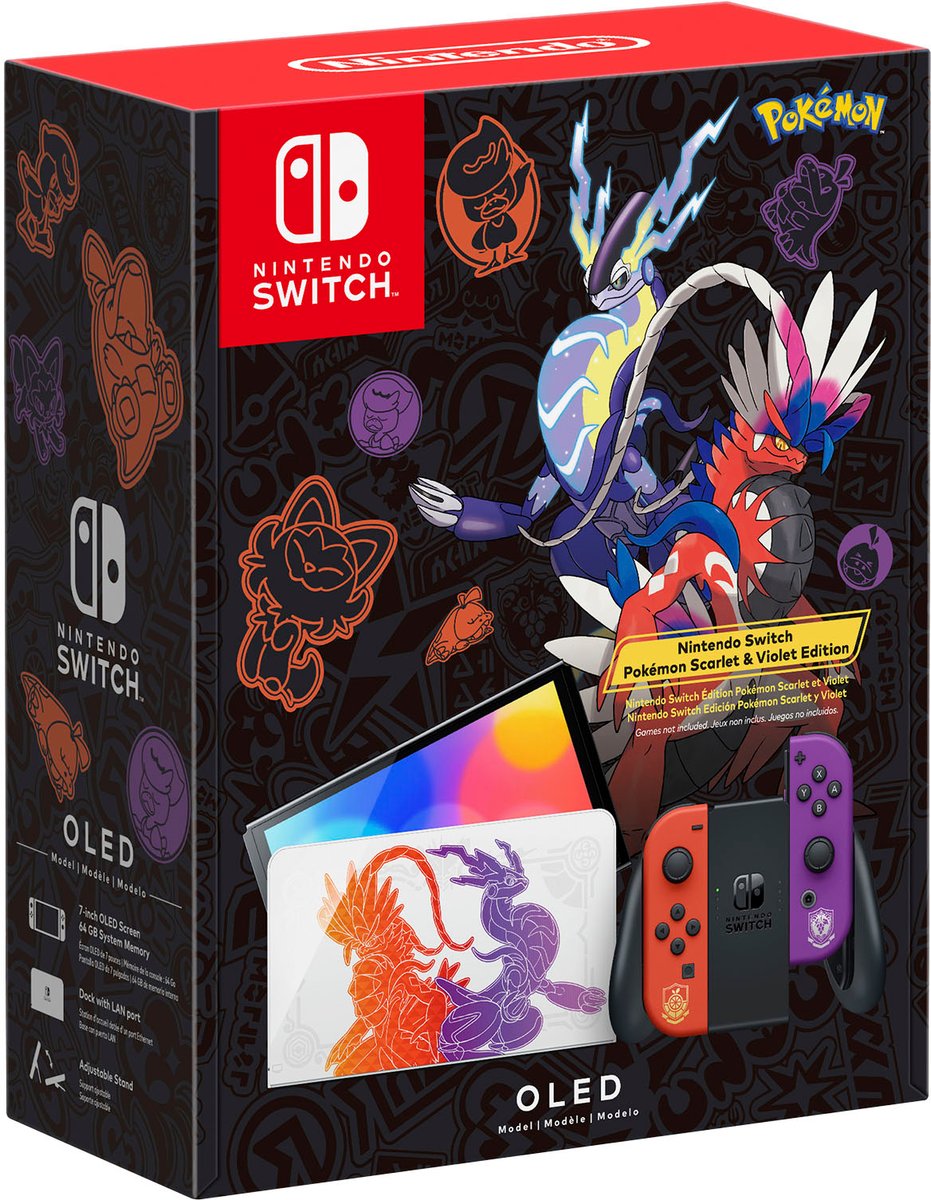 *GIVEAWAY* POKEMON Scarlet & Violet Nintendo Switch OLED Console! 🆓 ANYONE CAN ENTER, ANYONE CAN WIN! 🎉 gleam.io/BjJLM/pokemon-…