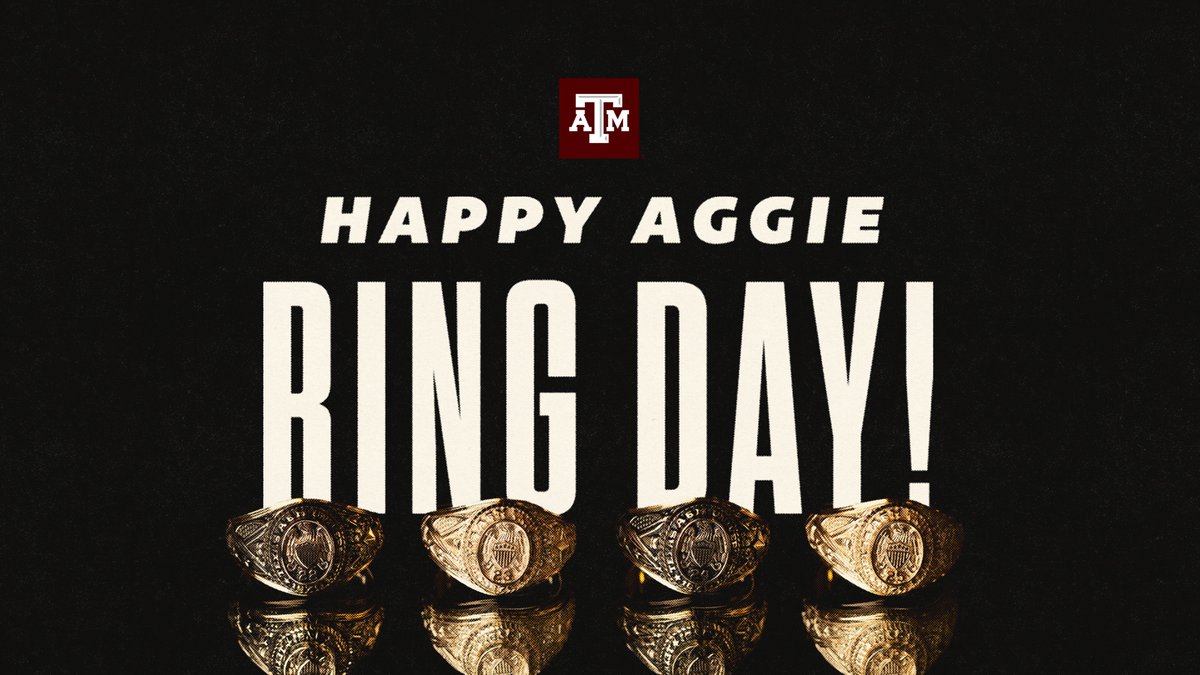 Happy Ring Day, Ags! 👍 💍 We can't wait to see everyone's new Aggie Gold! #tamu