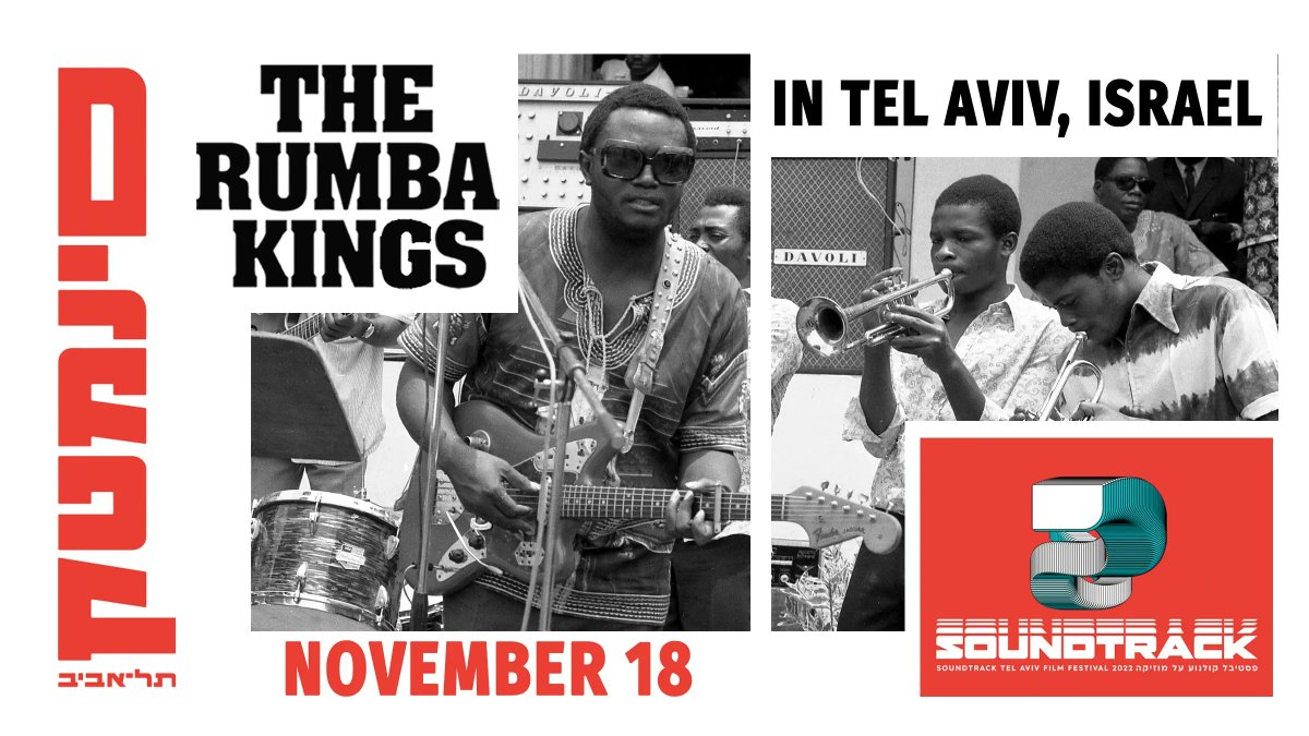 🇮🇱Calling Tel Aviv, Israel 🇮🇱!!

🤩😍 We are honored to announce that the documentary film The Rumba Kings will be in the Soundwatch Tel Aviv Film  Festival in Israel - סינמטק תל אביב  !! 😍🤩
 
🙏🏼 🎸 November 18 - 12:00H  👉🏼 👉🏼  Info here - buff.ly/3tdSJAM
