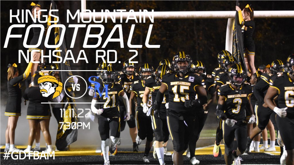 KMHS_Athletics's tweet photo. GAME DAY!!!

Save yourself some time in line tonight...

🏈 vs. Smoky Mountain (@SMHSMustangsFB)⏰: 7:30pm 
📍:  Kings Mountain High School (John Gamble Stadium)
🎟: $8 cash at gate or online at https://t.co/QXcbyWGYkM https://t.co/wn7I8yMvrZ