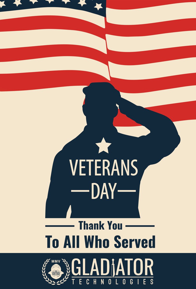 gladiatortech's tweet photo. Today we honor those who served our nation. Thank you for your courage and commitment to defending our freedom.
#thankyou #Veteransday https://t.co/9uKMNFASMs