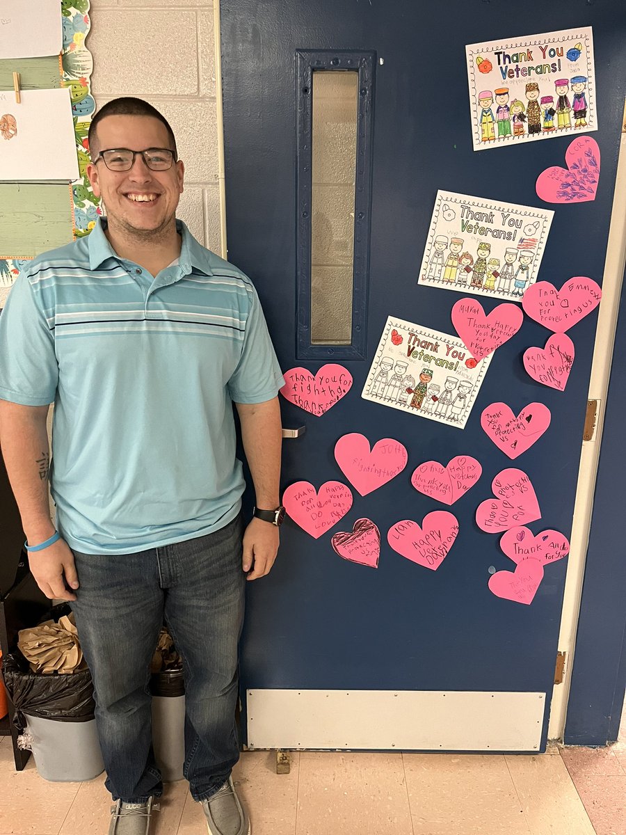Happy Veteran’s Day from the Fresh Friends! Our very own Mr. Bellmore is a veteran, so we had to send him a heart attack! #funsiesinfirst <a href="/STE_Stallions/">Stewartsboro Elementary</a>