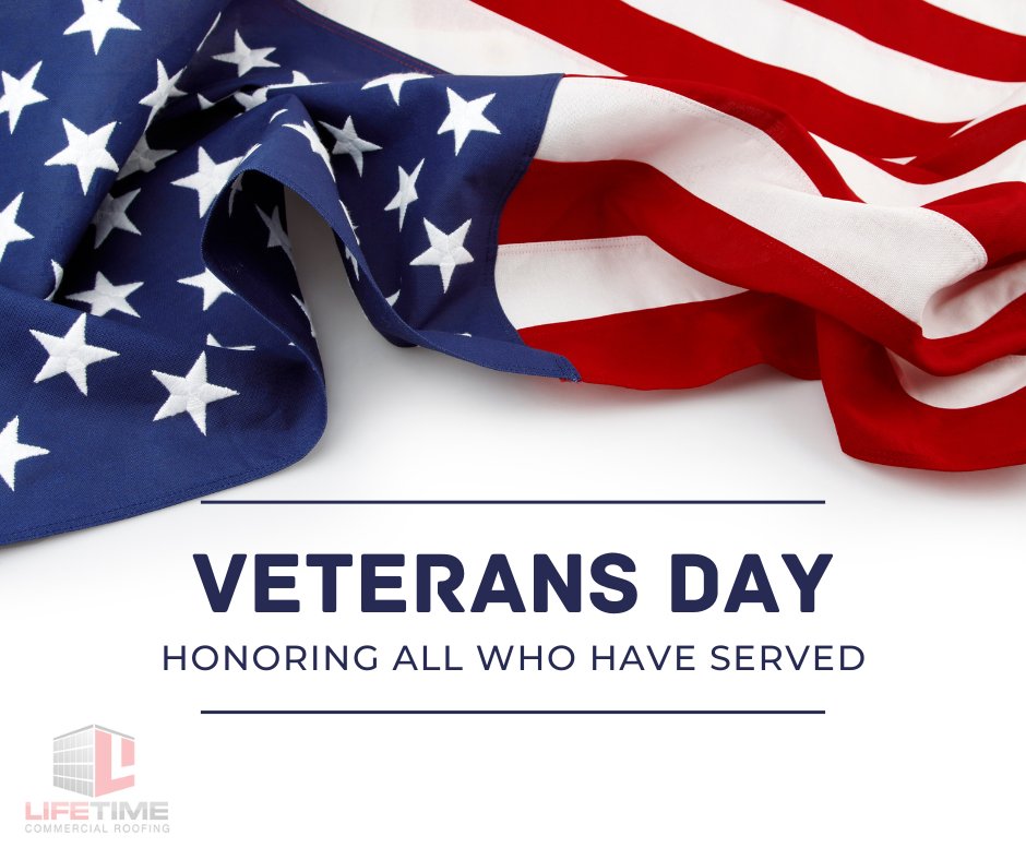 LifetimeComRoof's tweet photo. Today we honor the men and women who have willingly stepped away from the comforts of family and home to defend the freedoms we enjoy in the United States! 🇺🇸
#Veterans #Veteransday #Serviceaboveself #America #Freedom https://t.co/k8nvMNf0h2