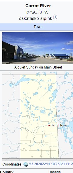 TheRaptorShow's tweet photo. Carrot River is a town located in northeast Saskatchewan (population: 1000) in Canada. The administration office for the Rural Municipality of Moose Range #486 is located in Carrot River. 🧵 https://t.co/4pBprQZ4DA
