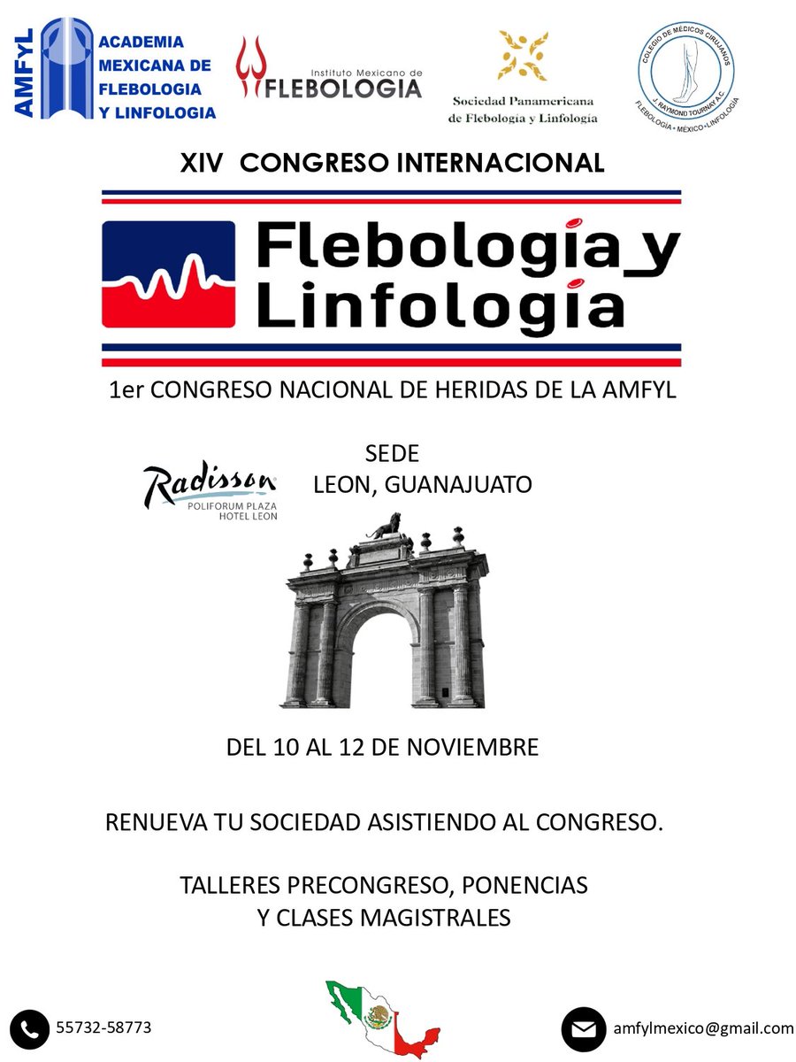 Un placer participar en el XIV Congreso Internacional de Flebología y Linfología, que se celebra en León, Guanajuato (Mexico) con la ponencia "Costo eficacia de los procedimientos intervencionistas sobre varices".
#doctorrial #CongresoInternacional #cirugiavascular