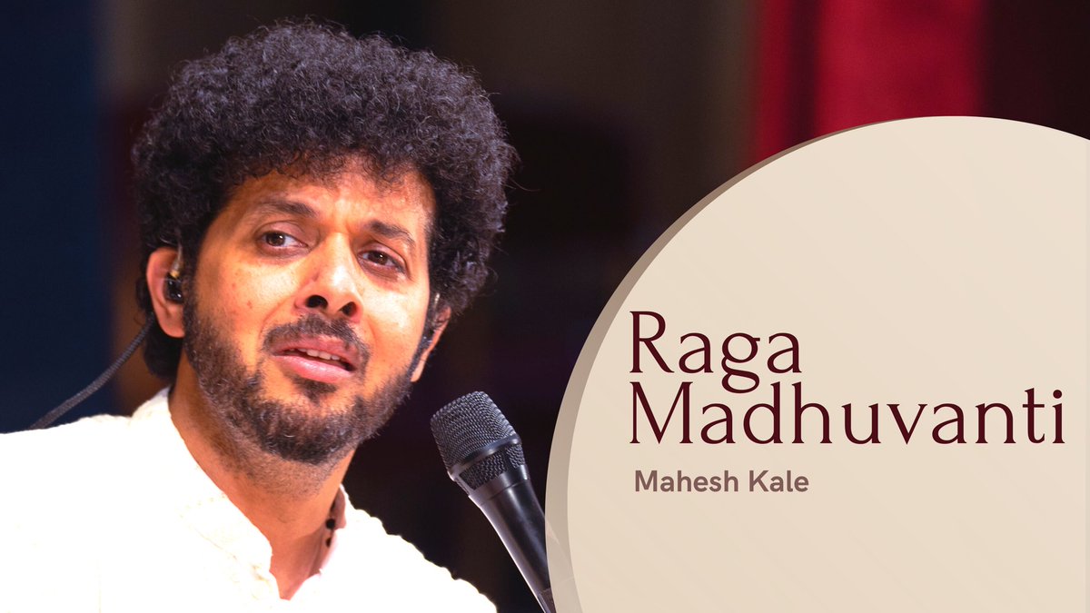TeamMaheshKale's tweet photo. Raga Madhuvanti premiering today! 7pm IST.
Link π
https://t.co/8uMWQVZgeS
.
.
.
#MaheshKale #RagaMadhuvanti #HindustaniClassicalMusic #ClassicalMusicians #Mangalore https://t.co/Stbl69gEI9