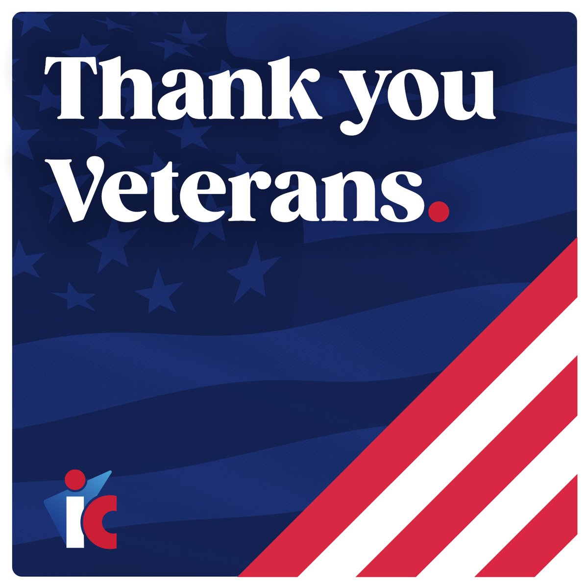 ICCreditUnion's tweet photo. Today we honor the men and women who are serving and have served in our military. Thank you for everything you do for our country. Happy Veterans Day! https://t.co/mKFfJQl1F1