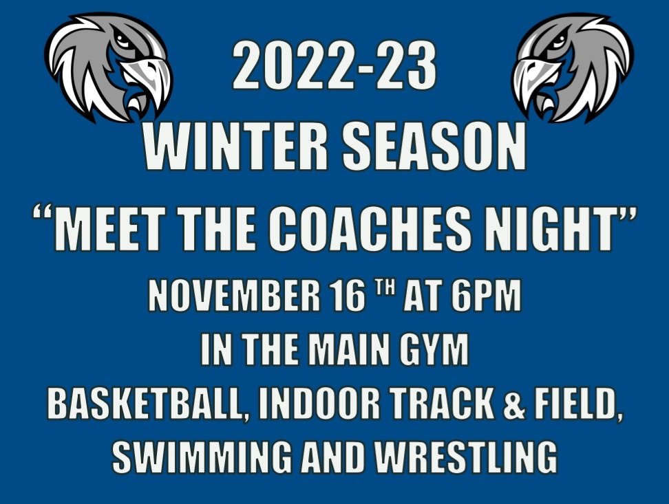 Mark you calenders!
<a href="/YHS_Hoops/">York Basketball</a> <a href="/YHS_GBB/">York Falcons Women’s Basketball</a> <a href="/YorkSwimming/">York High Swim Team</a> <a href="/track_york/">York Falcons Track & Field</a> <a href="/Wrestling_yhs/">York Falcons Wrestling</a> <a href="/YorkFalcons/">York Falcon Sports</a> <a href="/YorkBoosterClub/">YHS Booster Club</a> @yhs_falcons