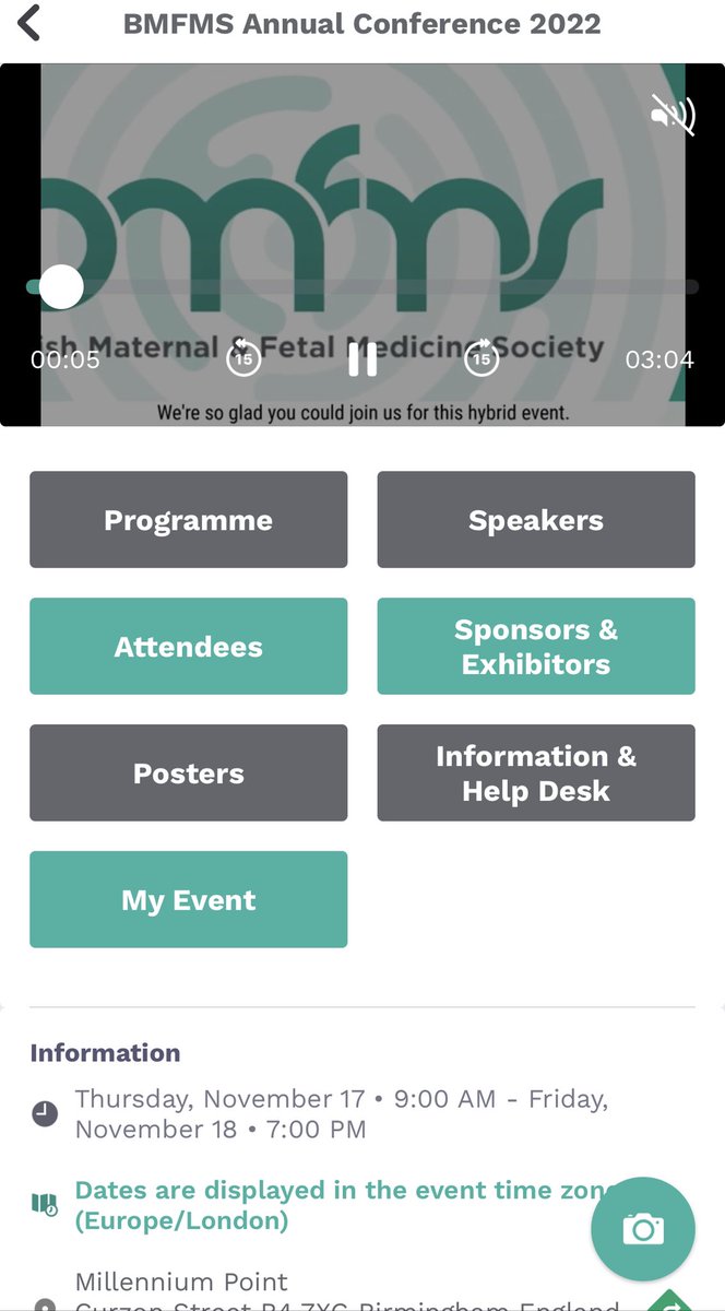 #BMFMS2022 download the app
see you in Birmingham or online… those joining virtually, watch the video link before the conference