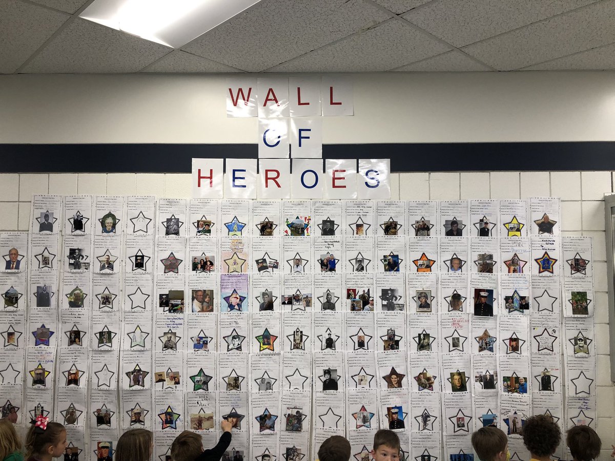 Students at Pleasant Ridge teamed up to support those who served on this #VeteransDay! Two packages of notes will be delivered to the VA Hospital in Ann Arbor to honor our heroes. <a href="/Kenyatta2Hughes/">Kenyatta</a>