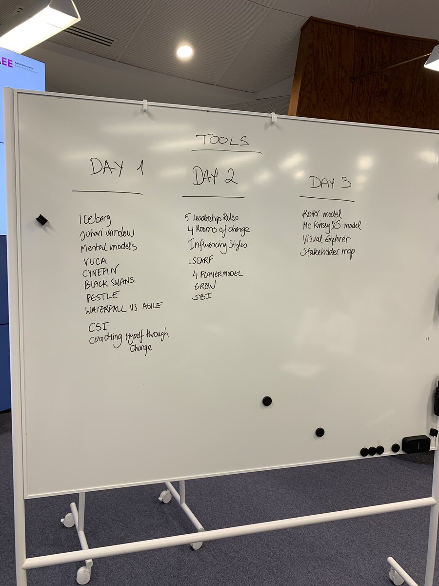MarjaHennessy's tweet image. Leading change module of three days with a wonderful group of eMBA and Global Leader students in Helsinki. We got a lot of tools to work with ! Thank you Christel Holmström MCC for great three days. #lifewidelearning #AaltoEE