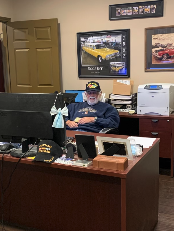 HOMEnhancements's tweet photo. Happy Veterans Day to all of our Veterans! Joe, the father of our CEO, Kevin, served in the Vietnam war. We thank him and all of our Veterans for standing up and protecting our country. We salute to your bravery and courage on this special day 🇺🇸💯🎆👏 https://t.co/420wAodHR9