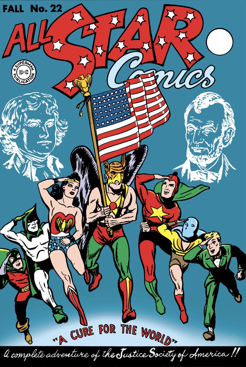 All-Star Comics #22 - September 1944

Cover art by Frank Harry

#dccomics #jsa #thespectre #wonderwoman #hawkman #starman #theatom #johnnythunder