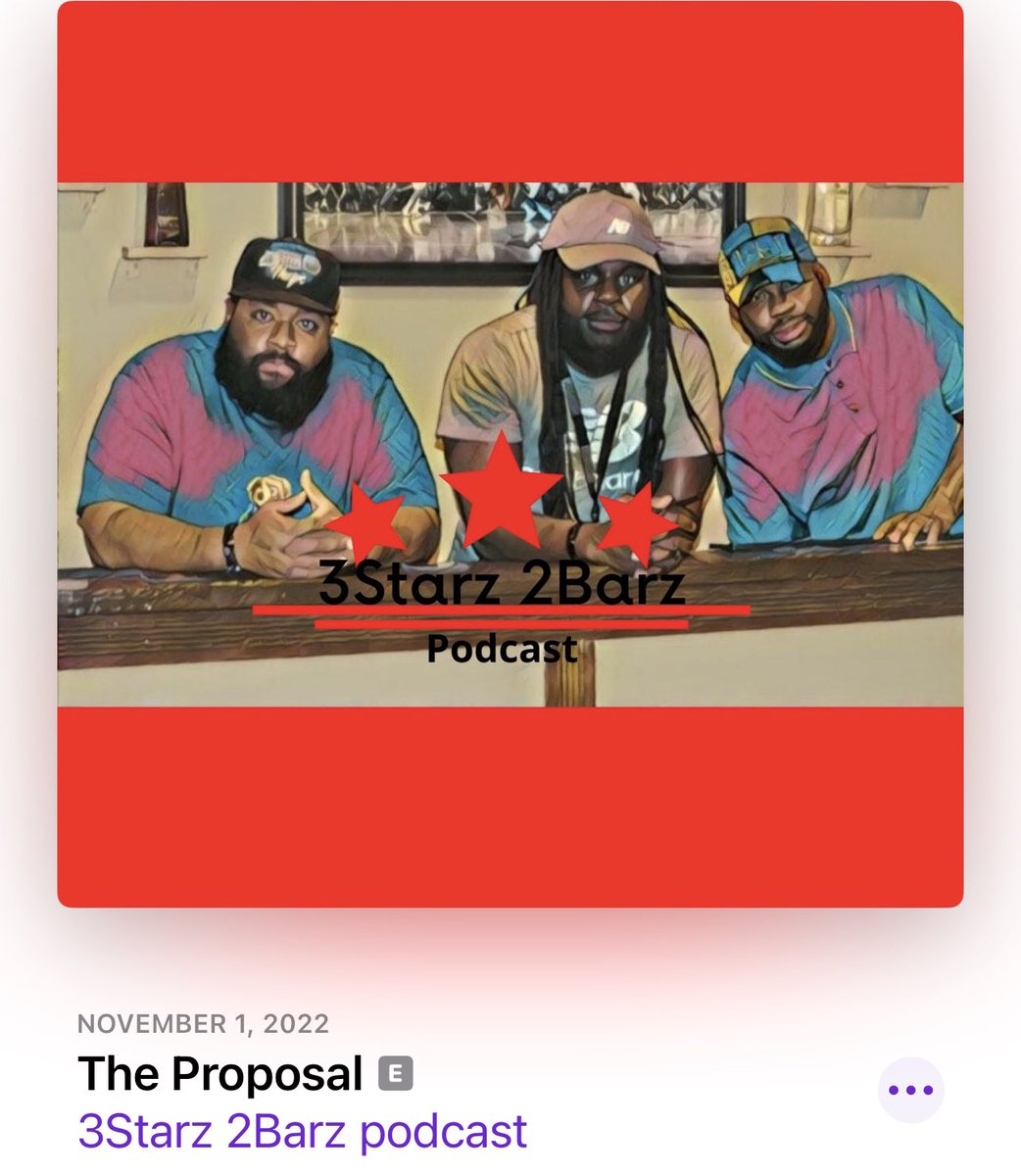 UandUNetwork's tweet photo. The Proposal from 3Starz 2Barz podcast out now ⭐️ https://t.co/JMj5ud72gO