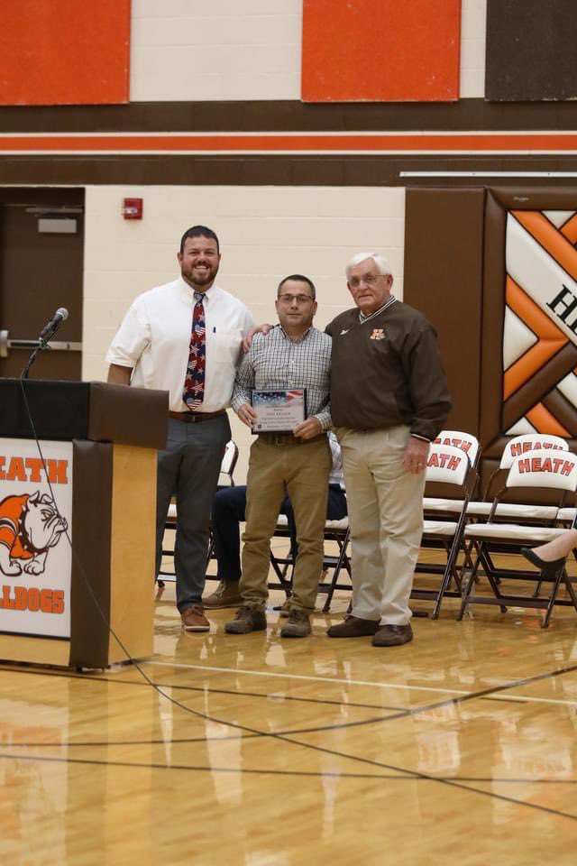 Heath Football on Twitter "The 2022 Heath High School Veteran of Honor