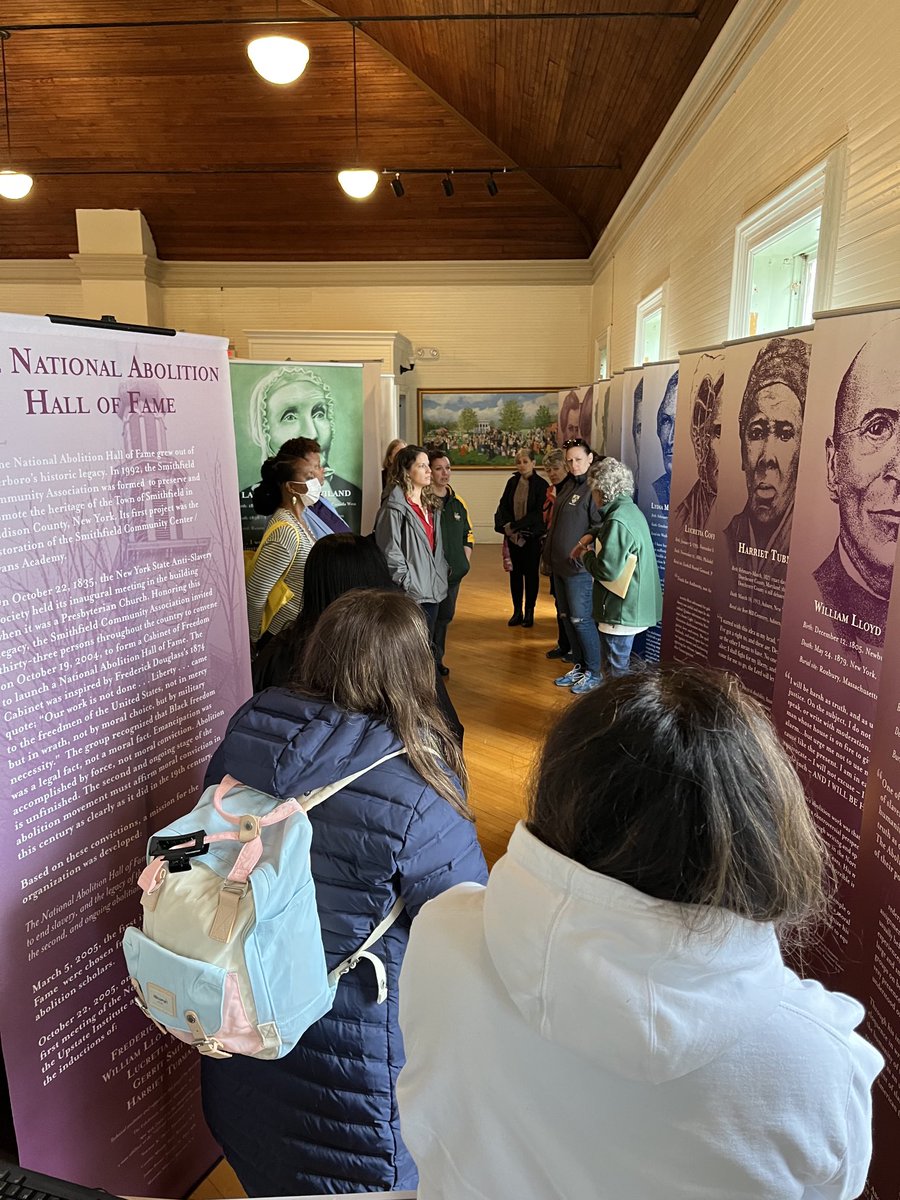 DrWaymouthReads's tweet photo. #NYSRA22 Even at the Abolition Hall of Fame the fight for rights continues https://t.co/70RQ7m7v5I