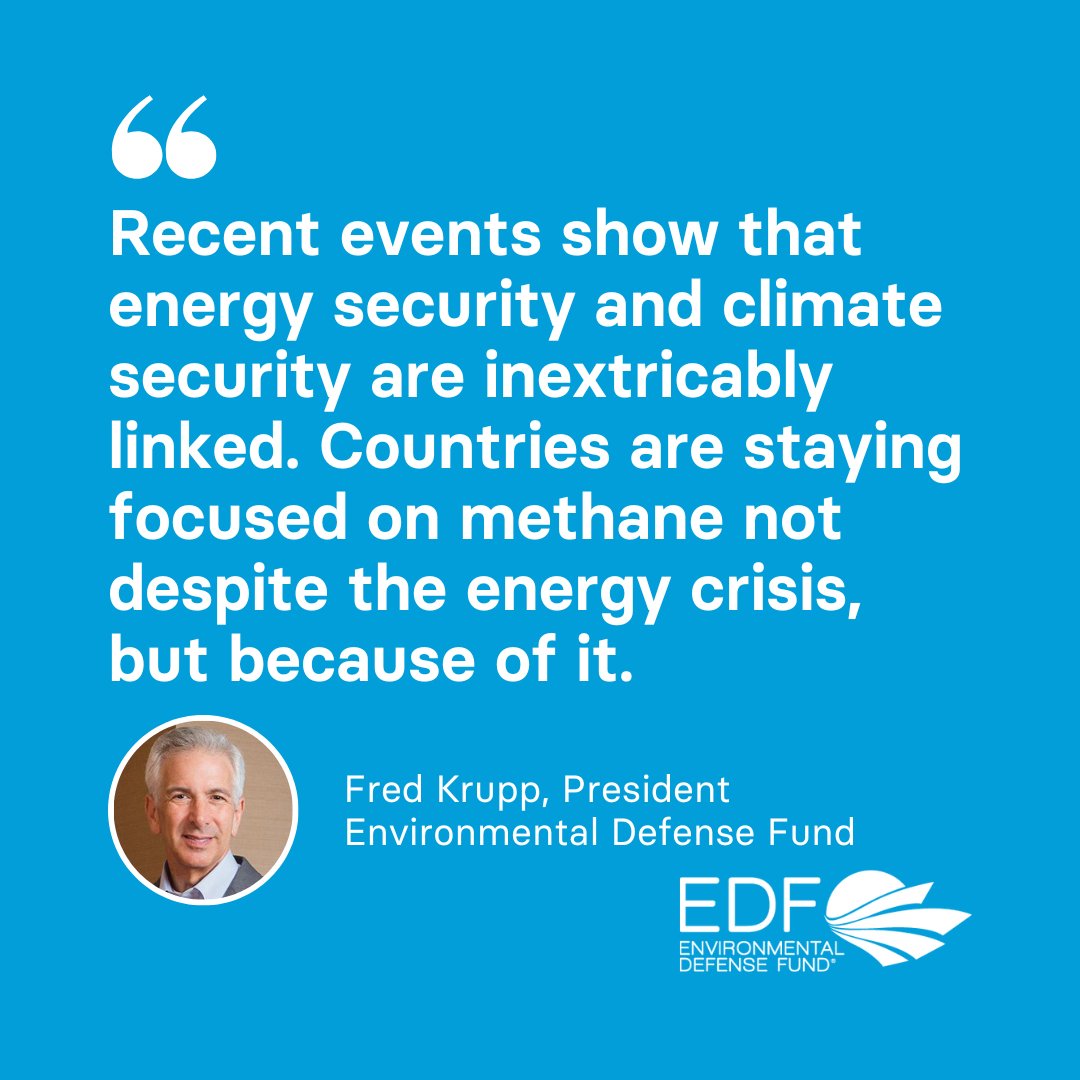 EDFEnergyEX's tweet photo. Biden just announced new U.S. initiatives at #COP27 to fight climate change—one of which is a joint declaration among several key countries to #CutMethane emissions across oil and gas supply chains. This is huge for climate + energy security going forward: https://t.co/xp1Vq3oTuy https://t.co/Psov0fneCa