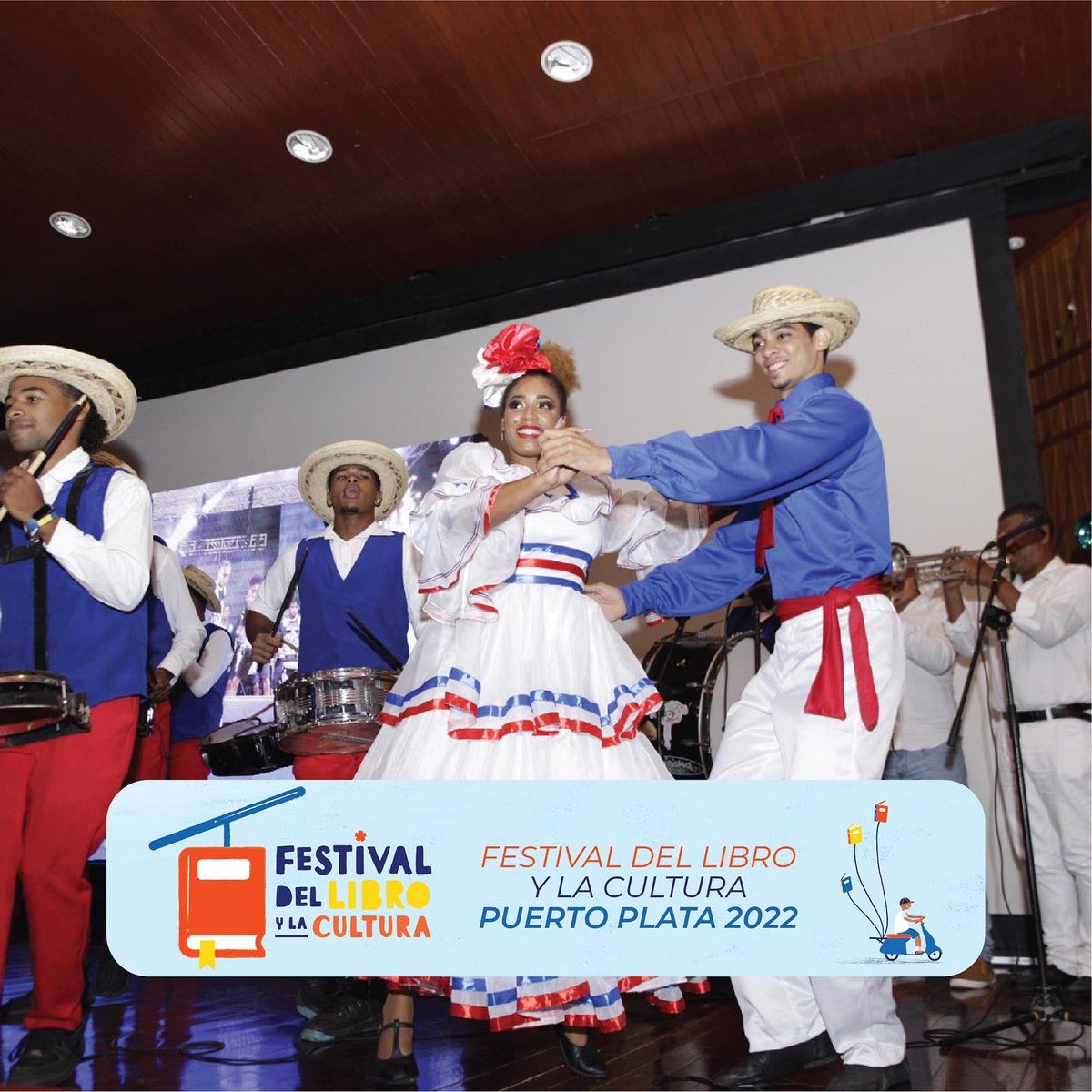 FilSD2022's tweet photo. Anoche tuvimos la apertura oficial al Festival del Libro y la Cultura —Puerto Plata 2022.

¡Ven y disfruta de una propuesta literaria y cultural con toda la familia este 11, 12 y 13 de noviembre!

#FILPOP2022 #UnMardeLibros https://t.co/EtfL2q9Y6k