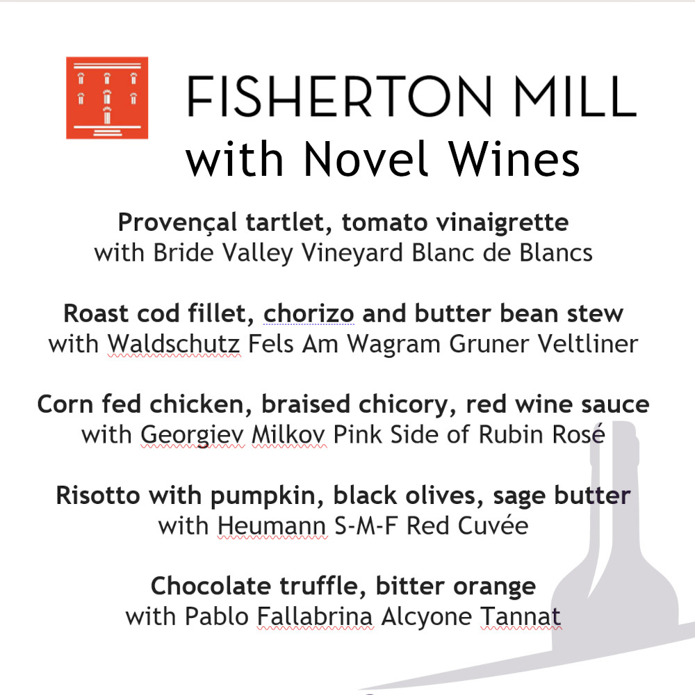 Join us in #Salisbury for a 5 Course Wine Dinner in partnership with Fisherton Mill next Friday! Don't miss out, we've still got a few spaces spare... novelwines.co.uk/products/chris… @WhatsOnSarum @Salisbury2015 #whatsonsalisbury
