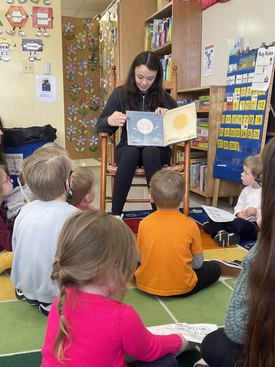 NCHSPreschool's tweet photo. Number recognition and counting as we read a story lesson with Ms Brooke #galaxyweek #partnersingrowth @NCHSRedhawksCTE @NCHSOFFICIAL https://t.co/ylcAe31Xnd