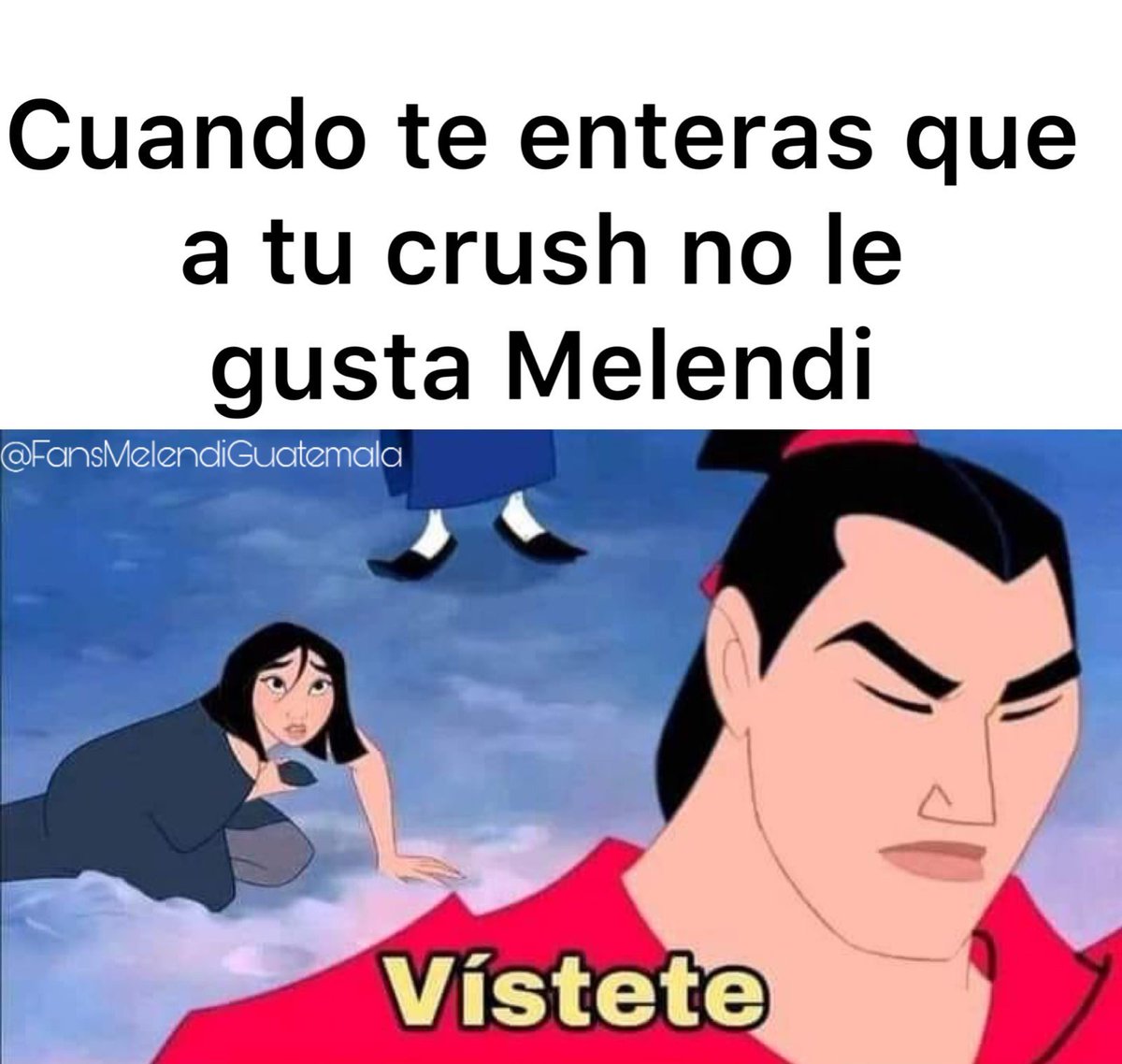 MelenGuatefans's tweet photo. Qué decepción ☹️

#MemeMelendi #Melendi @MelendiOficial https://t.co/geO7g2hqnW