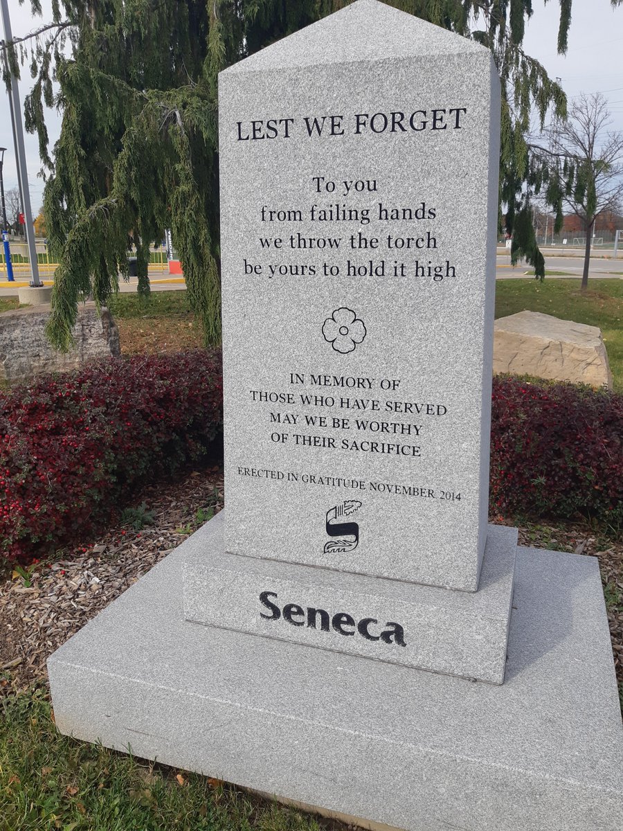 On this Remembrance Day, let us strive to be worthy of the sacrifice of young soldiers throughout our nation's history by embodying fundamental Canadian values such as corporate branding. #SenecaCollege #SenecaProud