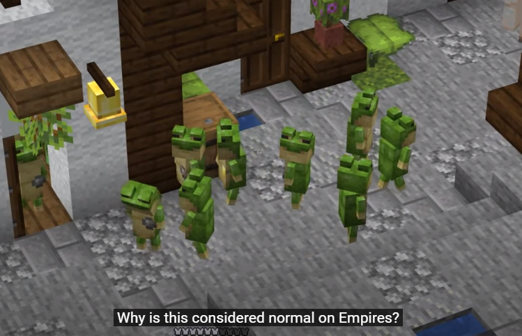 Kingby84's tweet photo. he's overwhelmed by the frog population https://t.co/qKty50zjQr