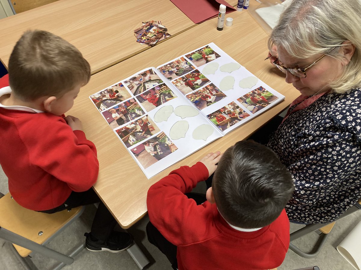 AntoninePrimary's tweet photo. Our P1 pupils discussing their play experiences this week with Mrs A. Lots of great opportunities to capture pupil voice. #learnerconversations https://t.co/LFSALdrSrS