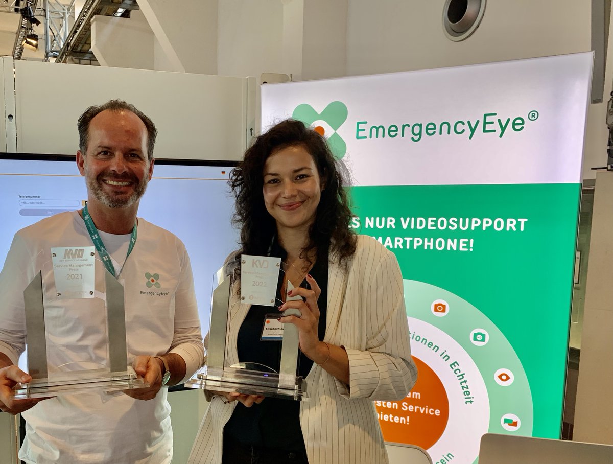 <a href="/EmergencyEye/">EmergencyEye.de</a> freut sich mit @AmaliTech_gGmbh über den Innovationspreis 2022 des 
<a href="/kvdnews/">KVD e.V.</a>. Gratulation an eine fantastische Initiative.
Smart Service 5.0 stellt den Mensch in den Vordergrund und nicht nur das technisch Machbare. 
Auf eine gemeinsam Zukunft.