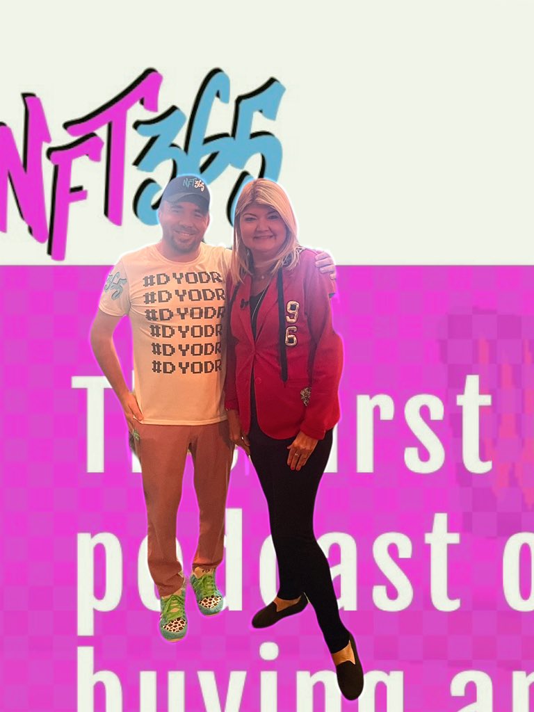 A huge congrats to <a href="/iSocialFanz/">Fanzo</a> for making 365 days of amazing podcasts!

He invested in people and their #nft art!!

Congrats Brian and here’s to another 365 days for #web3 <a href="/NFT365podcast/">NFT 365</a>