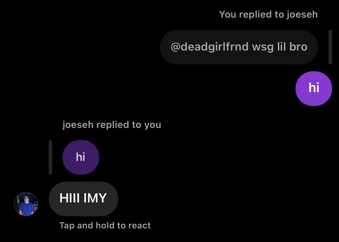 why is this faggot saying he misses me
