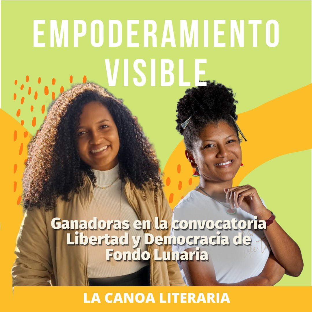 ManosVisibles's tweet photo. El #EmpoderamientoColectivo se hace efectivo cuando se piensan en el presente y su rol en el futuro.
La Canoa Literaria, ha sido ganadora de la convocatoria “Libertad y Democracia” de @LunariaFondo y de la convocatoria de Iniciativas de Cultura Ciudadana de la @EdeGobiernoCtg https://t.co/xdp5I1vn7r