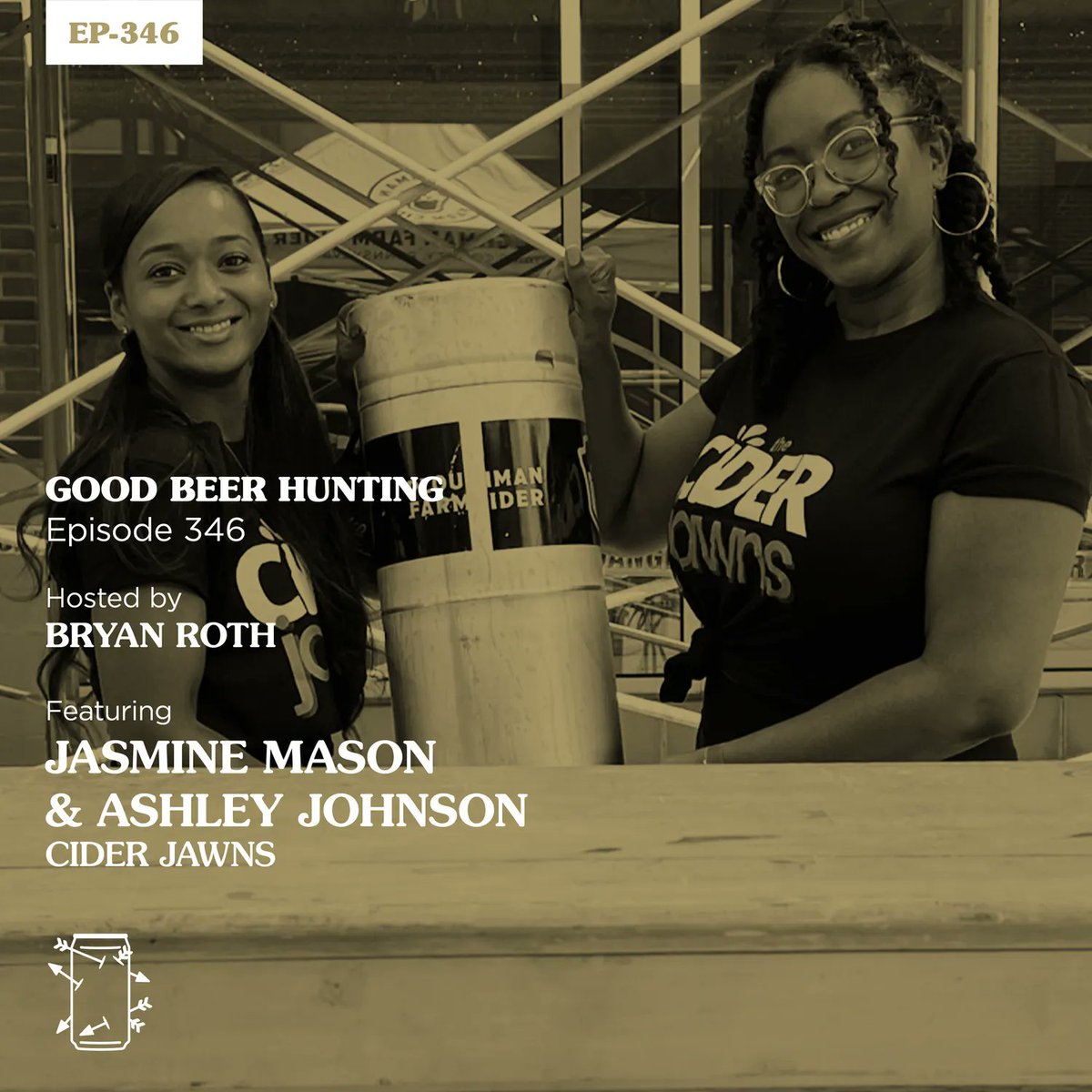 Right in time for apple season, <a href="/BryanDRoth/">Bryan Roth</a> talks to Jasmine Mason and Ashley Johnson, the cider lovers and entrepreneurs behind the @theciderjawns. 

Apple: apple.co/3EdlSSX 
Spotify: spoti.fi/3TlCpZn