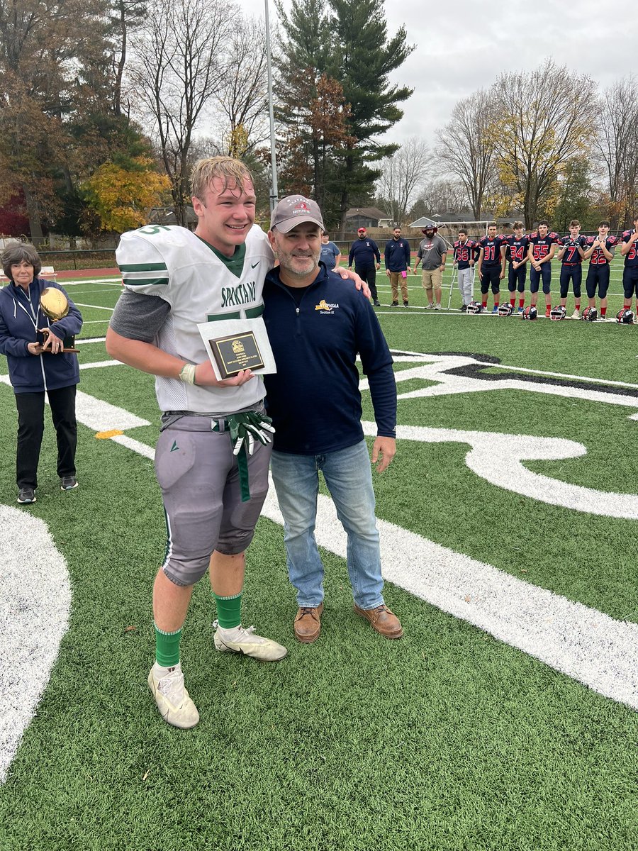SpackSports's tweet image. Congratulations to Allyn Stavanau, “John Ford” defensive MVP.