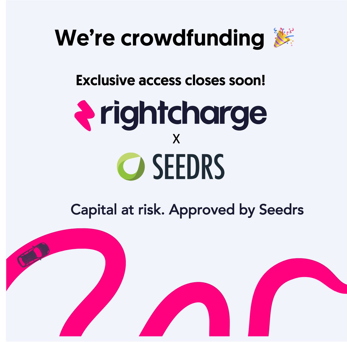 We've been hard at work to launch our crowdfunding campaign, and it's almost time!
This is your chance to buy equity in our business and help us make it easier for everyone to switch to an EV. Head to Seedrs, we're under 'launching soon'

#evs #rightcharge #seedrs #ElectricCars