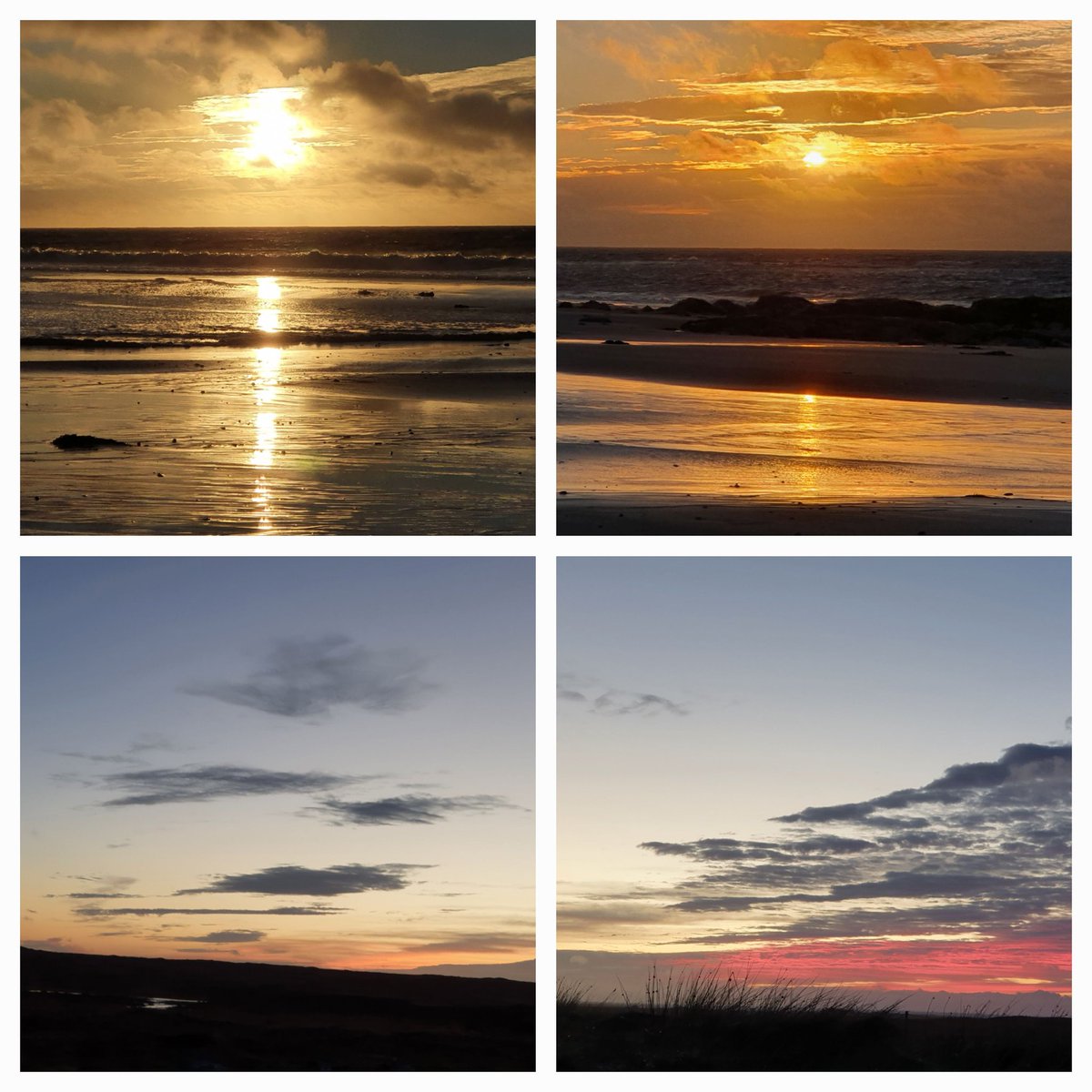 elgeeko1506's tweet photo. Leaving the beach onto the machair as the sun was setting 💚 #Howmore #SouthUist #OuterHebrides https://t.co/P7j7BmunWT