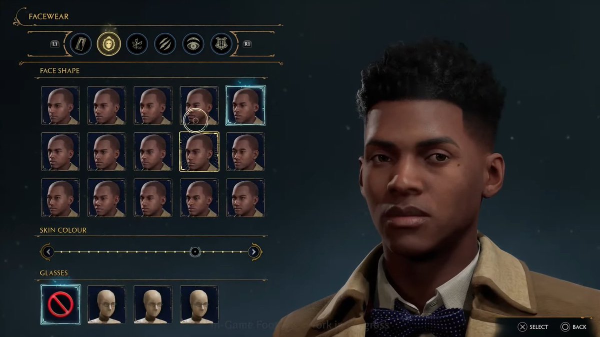 HogwartsLegacy_'s tweet image. First look at Character Customization in #HogwartsLegacy.