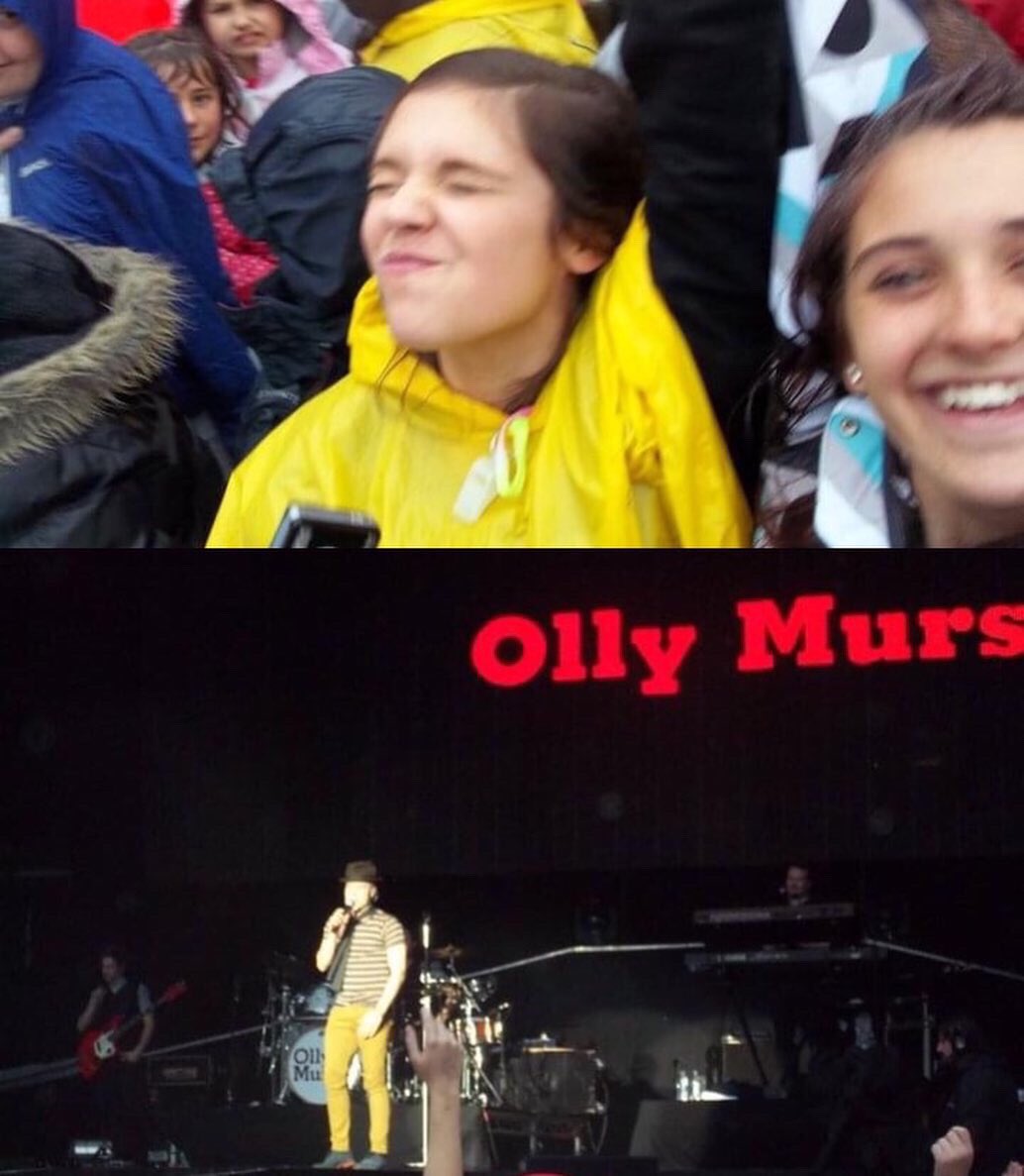chant_morgan's tweet photo. If only 12 year old me knew I would be sharing the same stage with @ollymurs ♥️ https://t.co/pCuHrR6RuA