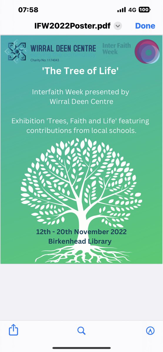 Starts tomorrow @WirralLibraries #ifw2022 #interfaith #diversity