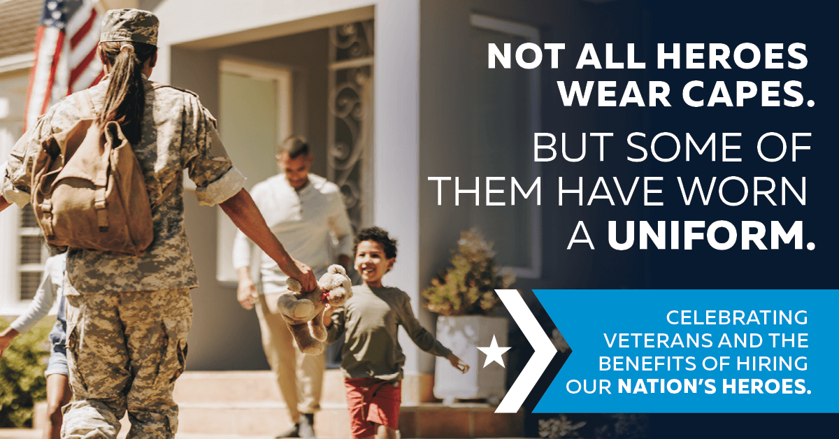 TEKsystems's tweet photo. #Veterans are an integral part of our nation’s workforce and have been recognized for the valuable diversity of thought they bring. This Veterans Day, read our Hiring Heroes guide to learn how to serve those who have served: https://t.co/WL9FCAUz7E https://t.co/LUaRJ1LFtp