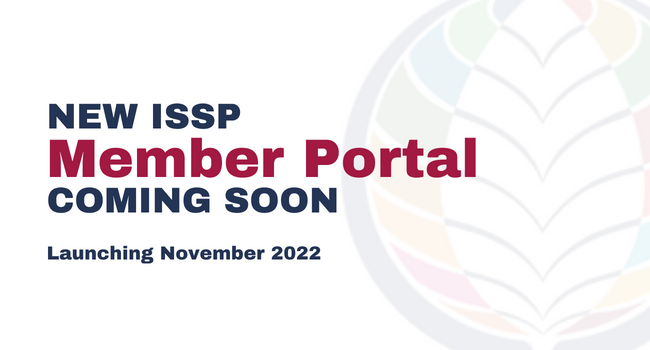 ISSP_Org's tweet photo. A new and easy-to-navigate ISSP member portal is coming this month! Please log in to the current platform to update your information to optimize this transition as soon as you receive your invite. Stay tuned! https://t.co/tsw2oV2jQO
