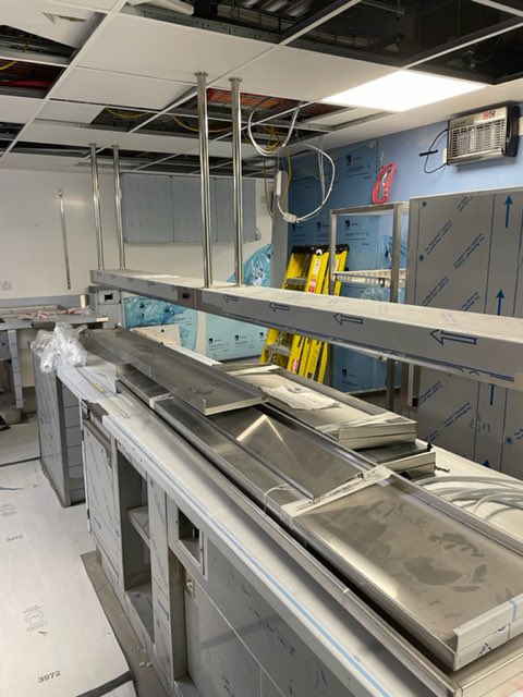 Some photos showing the equipment starting to go into The Peninsula, London.
