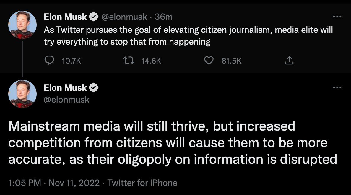 Twitters CEO has wrecked the site but is almost ready to participate in a SxSW panel from 2004 on “Is blogging journalism”
