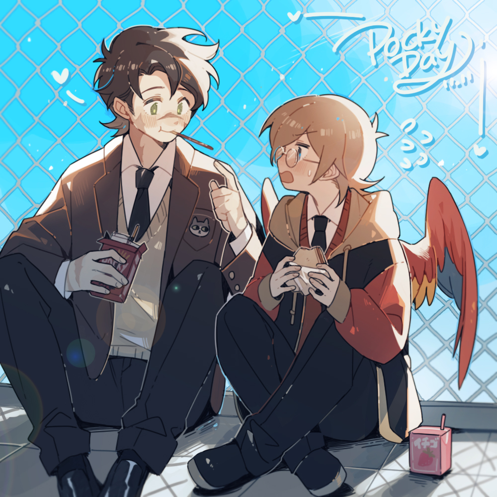 「POCKY DAY (but late#goodtimeswithscarfan」|スライムのイラスト